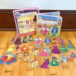 2003 “Cinderella” SoftPlay Felt Playset Book